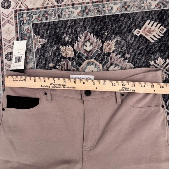 Calvin Klein Women’s Beige Pants Size 12 NWT - Picture 12 of 14